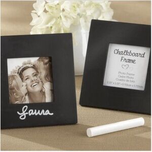 Kate Aspen 2.25" X 2.25" Chalkboard Square Black Picture Photo Frame